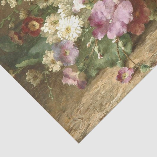 Een bloeiend leven van Margaretha Roosenboom Tissuepapier (Detail)