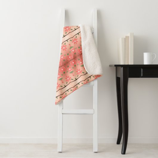 Een bloeiende deken in perzikbloem (In situ)