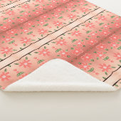 Een bloeiende deken in perzikbloem (3/4)