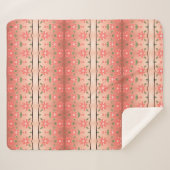 Een bloeiende deken in perzikbloem (Voorkant (horizontaal))