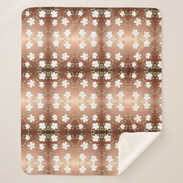 Een bloeiende deken in witte bloemen