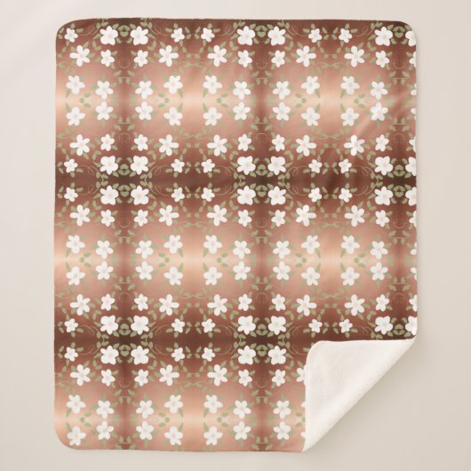 Een bloeiende deken in witte bloemen (Voorkant)