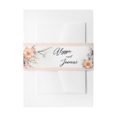 Een bloeiende liefde onder de kersenbomen uitnodigingen wikkel (Voorkant Voorbeeld)