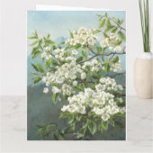 Een bloeiende perenboom, Christensen 1891 Kaart (Achterkant)