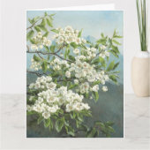 Een bloeiende perenboom, Christensen 1891 Kaart (Voorkant)