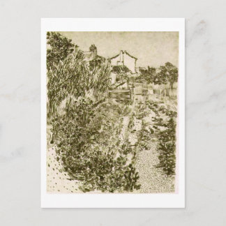 Een bloeiende tuin, Vincent van Gogh Briefkaart