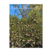 Een bloeiende Valentijnsdag! Briefkaart