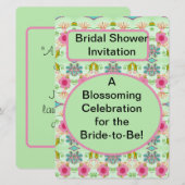 Een bloeiende viering voor de aanstaande bruid! kaart (Voorkant / Achterkant)