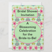 Een bloeiende viering voor de aanstaande bruid! kaart (Voorkant)