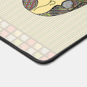 Een bloem binnen bureaumat (Hoek)