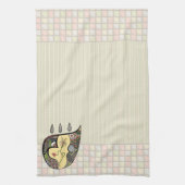 Een Bloem Binnen Keukendoek Theedoek (Verticaal)