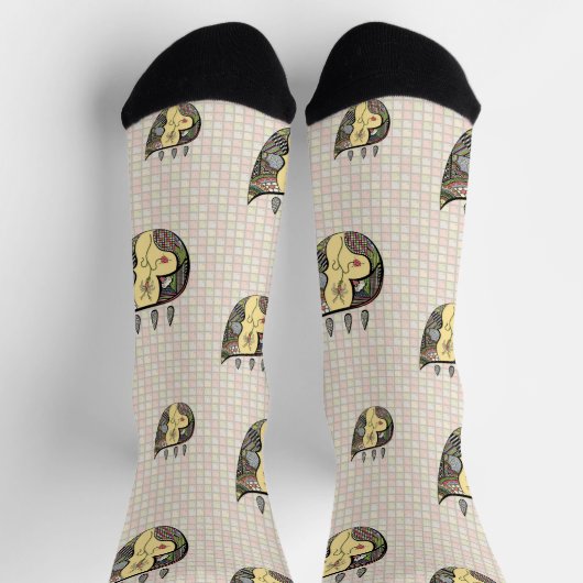 Een bloem binnen sokken (Top)