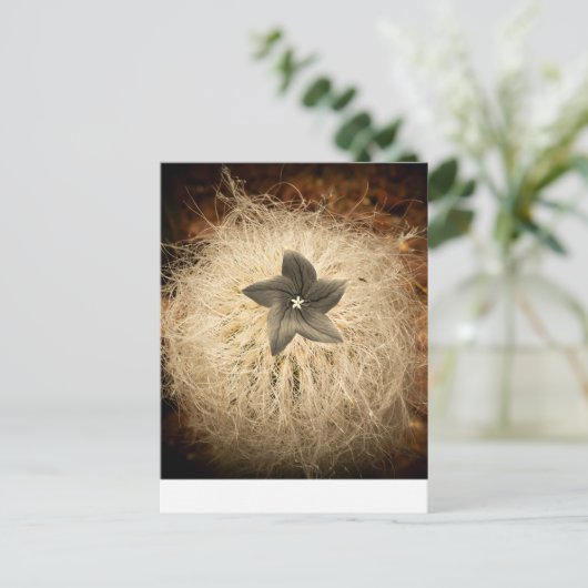 Een bloem briefkaart (Staand voorkant)