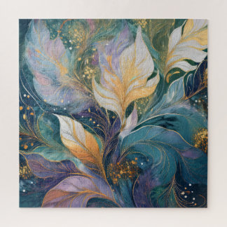 Een bloem die vraagt om familie vrede en geld legpuzzel