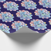 Een bloem gemaakt van verfvlekken cadeaupapier (Hoek)