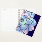 Een bloem gemaakt van verfvlekken planner (Display)