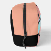 Een bloem gemaakt van verfvlekken toilettasje (Rechts)