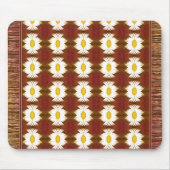 Een bloem gepatterde muis muismat (Voorkant)