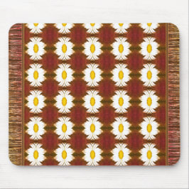 Een bloem gepatterde muis muismat