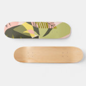 Een bloem het beste in een Happy Pot Persoonlijk Skateboard (Horizontaal)