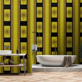 Een bloem in de wind 1 behang