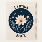 Een bloem in een cirkel planner (Achterkant)