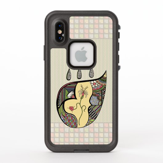 Een bloem in Lifeproof Case (Achterkant)