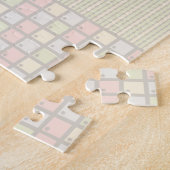 Een bloem in puzzel legpuzzel (Zijkant)