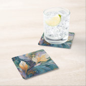 Een bloem-papier standaard kartonnen onderzetters (Insitu)