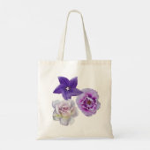 Een bloem tote bag (Achterkant)