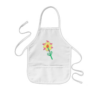 Een bloem voor oma kinder schort