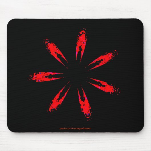Een bloem voor u Mousepad Muismat (Voorkant)