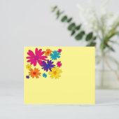 Een bloembed van madeliefjes bloemen Stationery Pa (Staand voorkant)
