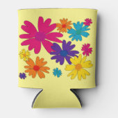 Een bloembed van melkbloemen blikjeskoeler (Voorkant)