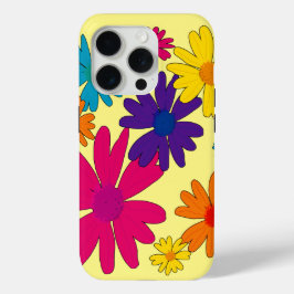 Een bloembed van melkbloemen iPhone 15 pro case