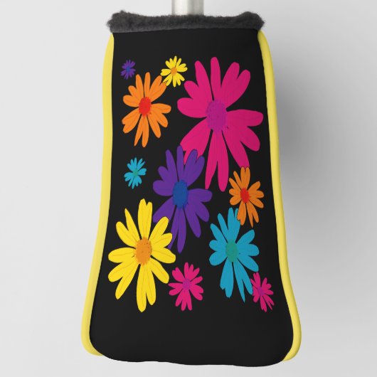 Een bloembed van melkbloemen golfheadcover (Draai 90)