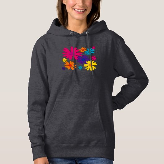 Een bloembed van melkbloemen hoodie (Voorkant)