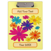 Een bloembed van melkbloemen klembord (Voorkant)