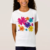 Een bloembed van melkbloemen t-shirt (Voorkant)