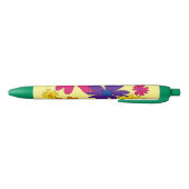 Een bloembed van melkbloemen zwarte inkt pen (Bodem)