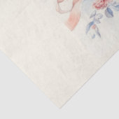 Een Bloemen Naaimachine Serie Ontwerp #10 Tissuepapier (Detail)