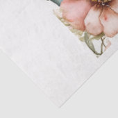 Een Bloemen Naaimachine Serie Ontwerp #12 Tissuepapier (Detail)