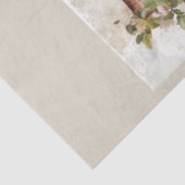 Een Bloemen Naaimachine Serie Ontwerp #17 Tissuepapier (Detail)