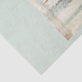 Een Bloemen Naaimachine Serie Ontwerp #19 Tissuepapier (Detail)