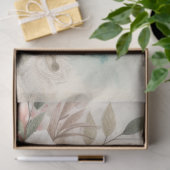 Een Bloemen Naaimachine Serie Ontwerp #2 Tissuepapier (Geschenk)