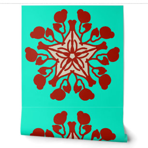 Een bloemenbehang "Ratti_Creative_Arts" W Behang