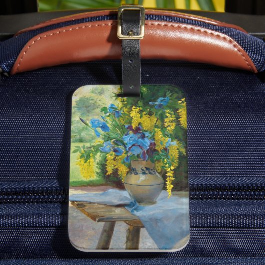 Een bloemenboeket | Ella Wetzko-Ehrenberger Bagagelabel (Voorkant Insitu 2)