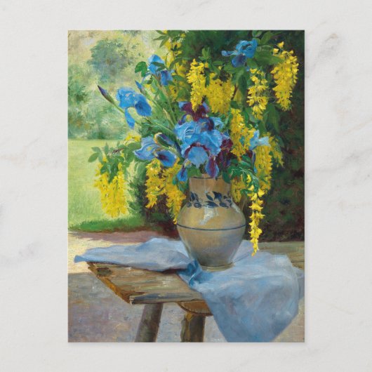 Een bloemenboeket | Ella Wetzko-Ehrenberger Briefkaart (Voorkant)