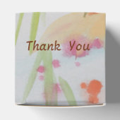 Een  bloemengunst box bedankdoosjes (Bovenkant)