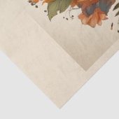 Een bloemenhoogland Koe serie ontwerp 4 Tissuepapier (Detail)